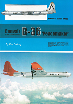Guideline Publications Ltd No 102 Convair B-36 Peacemaker 